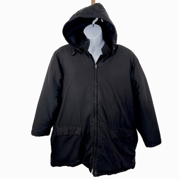 LANDS' END DIRECT MERCHANTS GOOSEDOWN PARKA PUFFER INTERIOR COAT - XL 18-20 - Picture 1 of 7